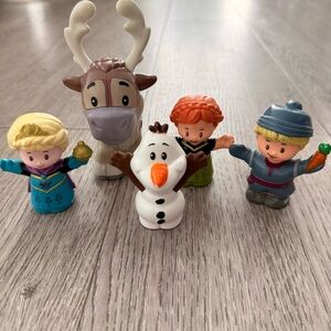 Fisher Price Little People Magic Disney Frozen Elsa Anna Kristoff Sven Figures
